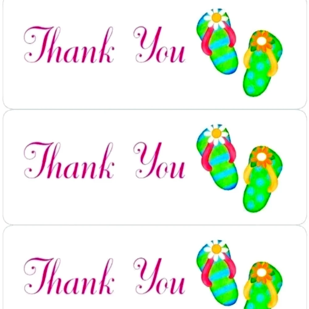 Poly mailers flip-flops - Picture 2 of 2